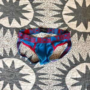 Blue & Red TrophyBoy Jockstrap